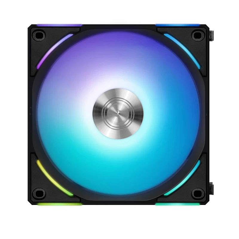 Lian Li Uni Fan AL140 V2 RGB 140mm Revolutionized Daisy-Chain ARGB Single Fan (Black) (UF-AL140V2-1B)