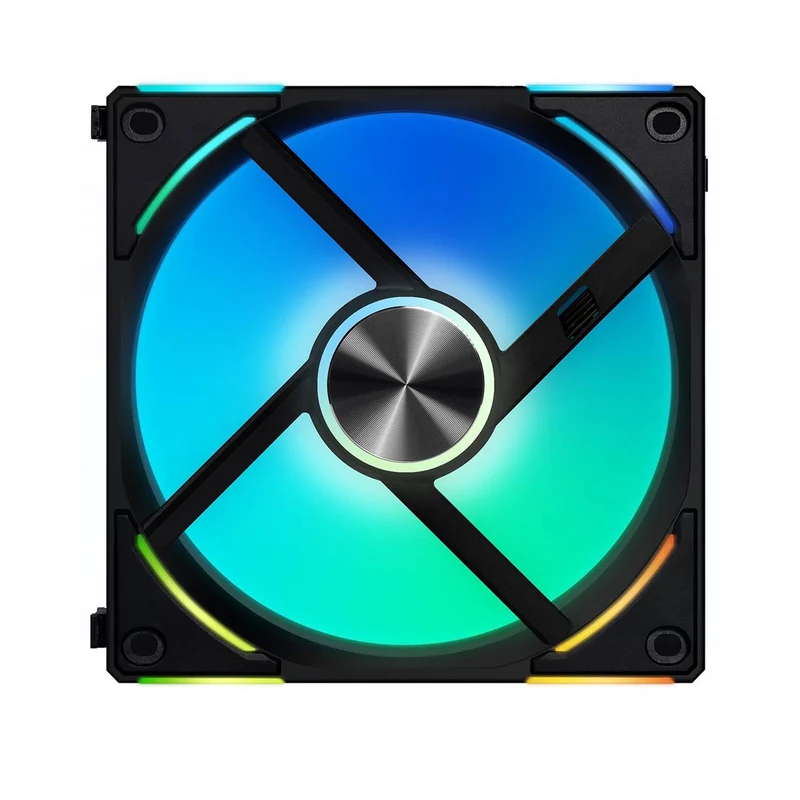 Lian Li Uni Fan AL120 V2 RGB 120mm Revolutionized Daisy-Chain ARGB Single Fan (Black) (UF-AL120V2-1B)