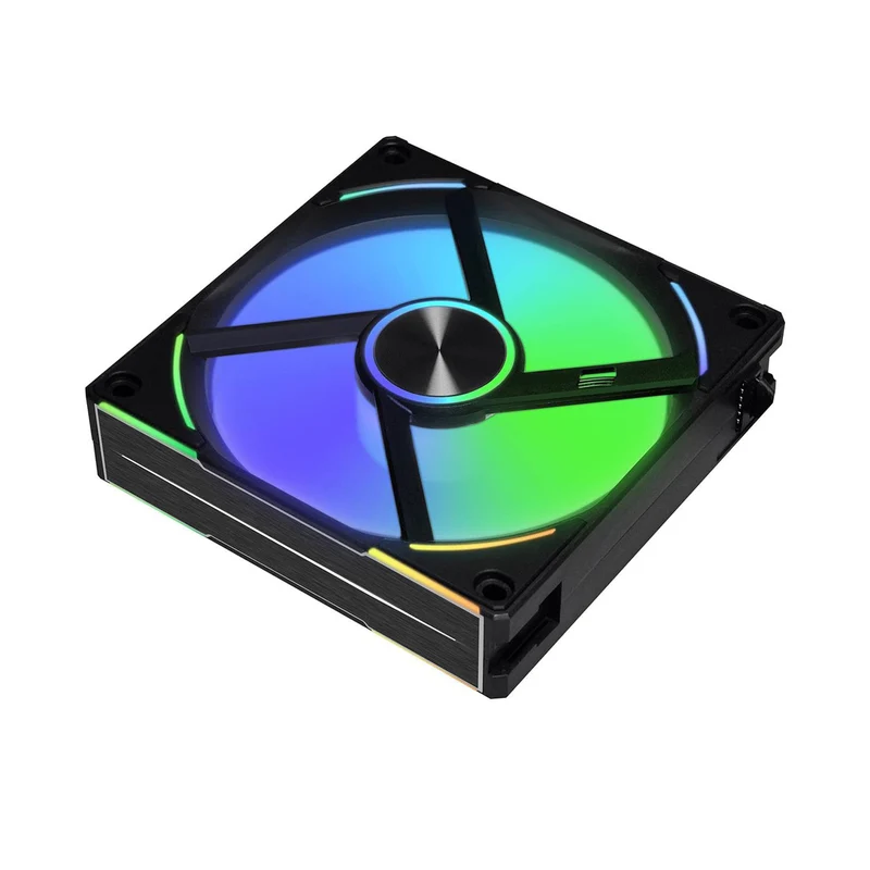 Lian Li Uni Fan AL120 V2 RGB 120mm Revolutionized Daisy-Chain ARGB Single Fan (Black) (UF-AL120V2-1B)