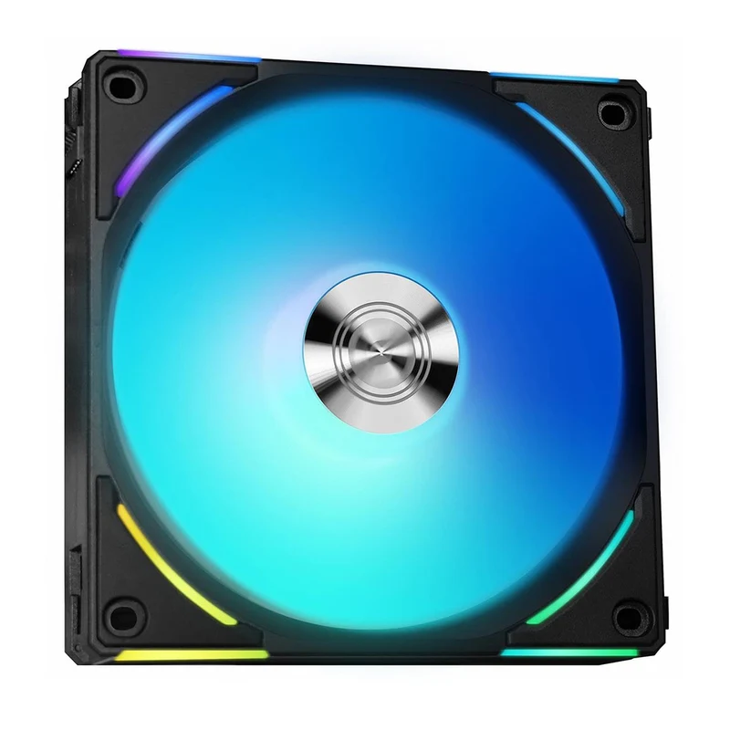 Lian Li Uni Fan AL120 V2 RGB 120mm Revolutionized Daisy-Chain ARGB Single Fan (Black) (UF-AL120V2-1B)