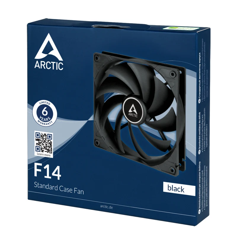 Arctic F14 140mm Single Fan (Black) (ACFAN00216A)