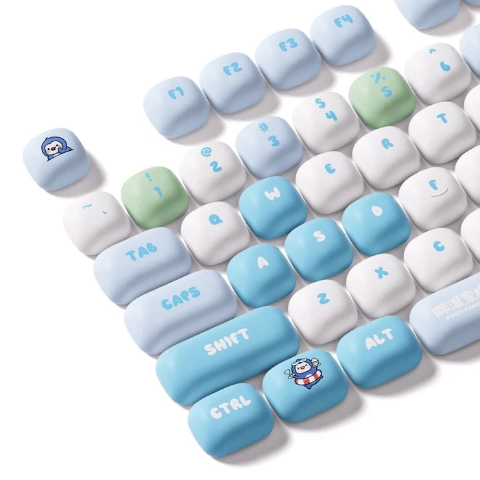 Akko Poco Family - Poco Penguin Keycap Set MOG Profile 136 Keys