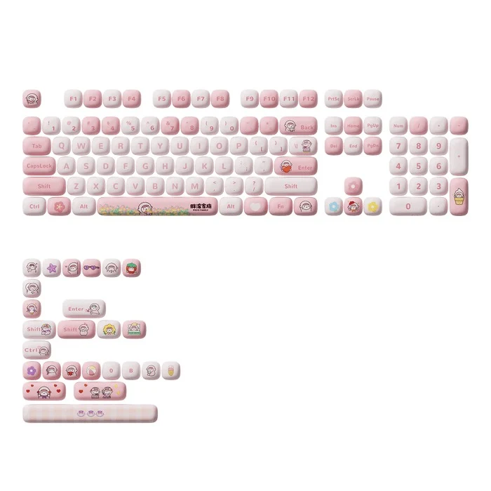 Akko Poco Family - Poco Lamb Keycap Set MOG Profile 129 Keys