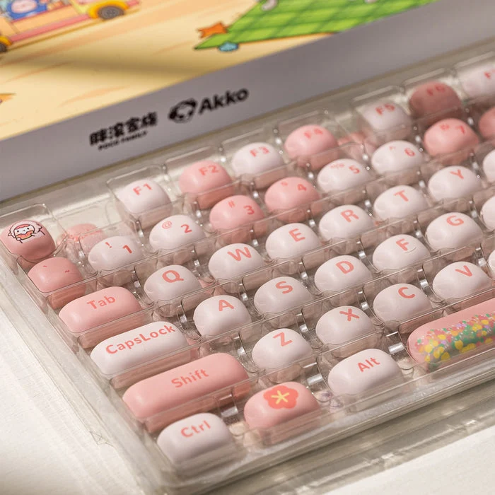 Akko Poco Family - Poco Lamb Keycap Set MOG Profile 129 Keys