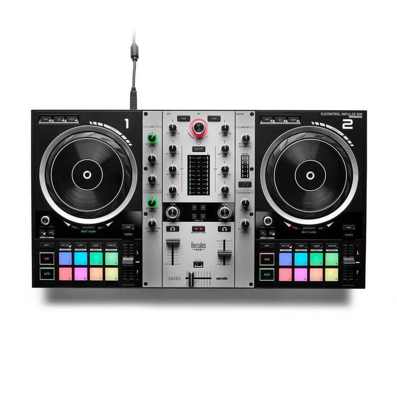 Hercules DJControl Inpulse 500 Silver Edition Controller (4781060)