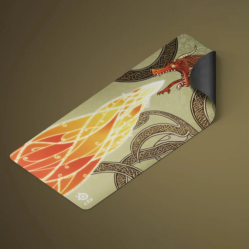 SteelSeries QCK CS2 Dragon Lore Edition Cloth Gaming Mouse Pad XXL (63448)