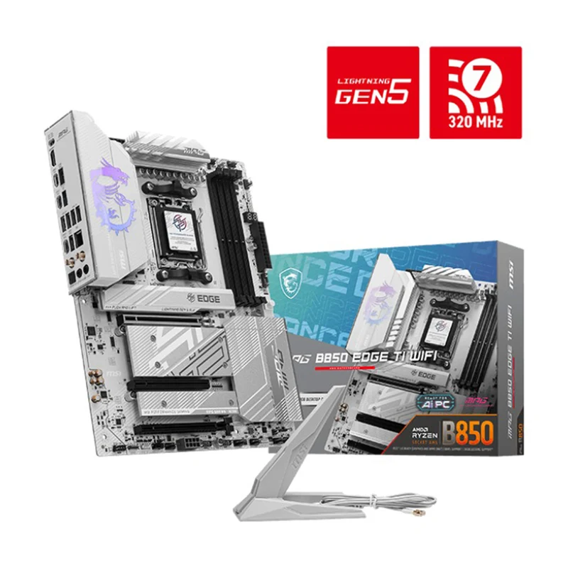 MSI MPG B850 Edge TI WiFi DDR5 AM5 Motherboard