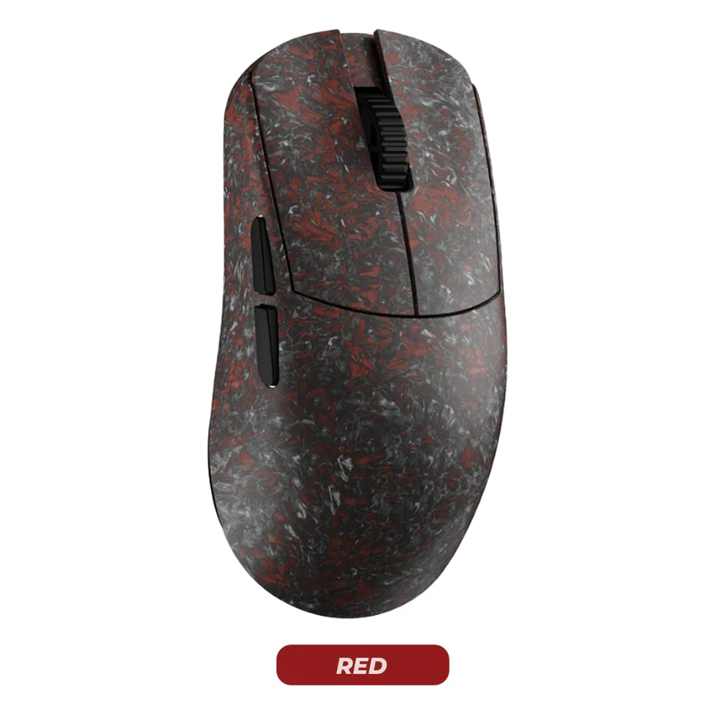 WLMouse YING Forged Carbon Fiber Gaming Mouse ( Black - Glow in the Dark, Black, Blue, Red)