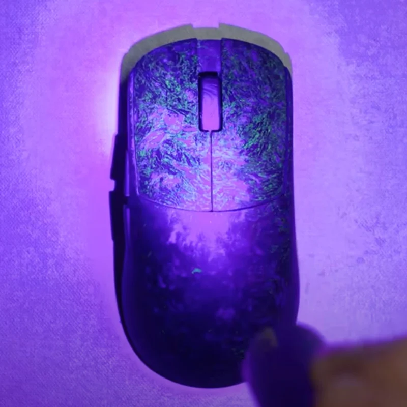 WLMouse YING Forged Carbon Fiber Gaming Mouse ( Black - Glow in the Dark, Black, Blue, Red)