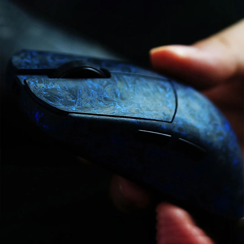 WLMouse YING Forged Carbon Fiber Gaming Mouse ( Black - Glow in the Dark, Black, Blue, Red)