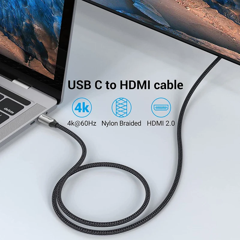 Vention USB-C to HDMI Cable - 2M (CRBBH)