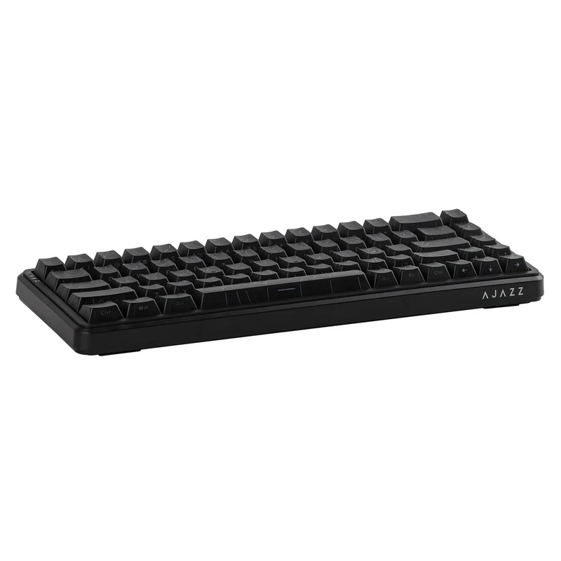 Ajazz AK680 Max RGB Wired 68-Keys Gasket-Mounted Hot Swappable Mechanical Keyboard (Contour Black) (Magnetic Grain Hifi Switch)