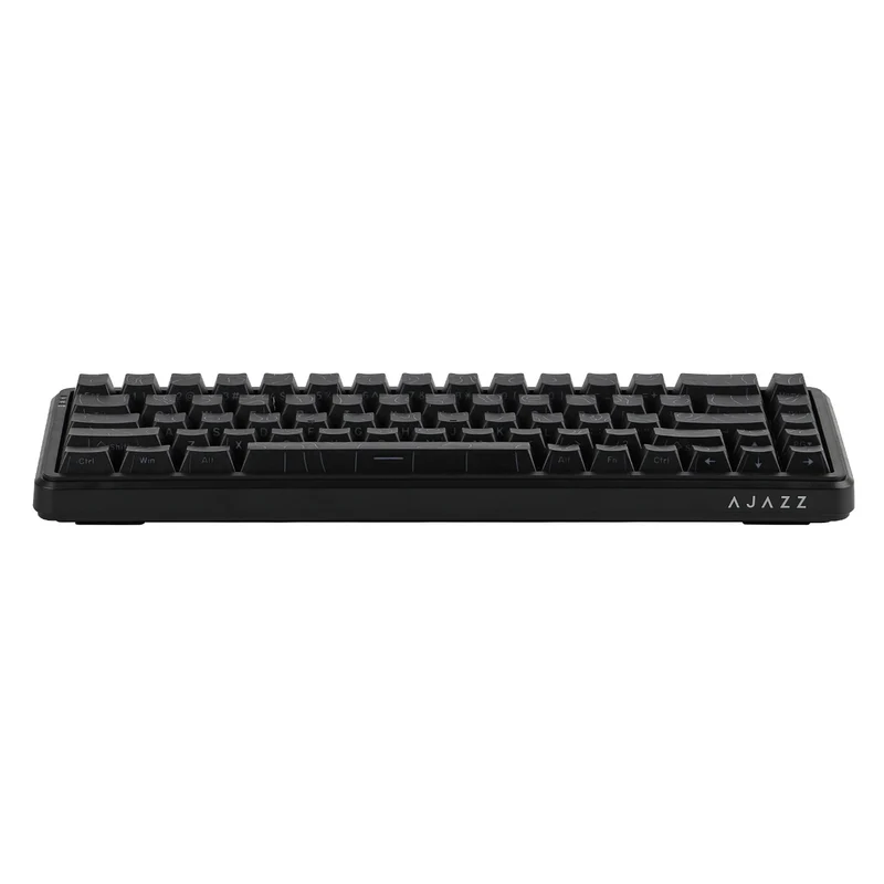 Ajazz AK680 Max RGB Wired 68-Keys Gasket-Mounted Hot Swappable Mechanical Keyboard (Contour Black) (Magnetic Grain Hifi Switch)