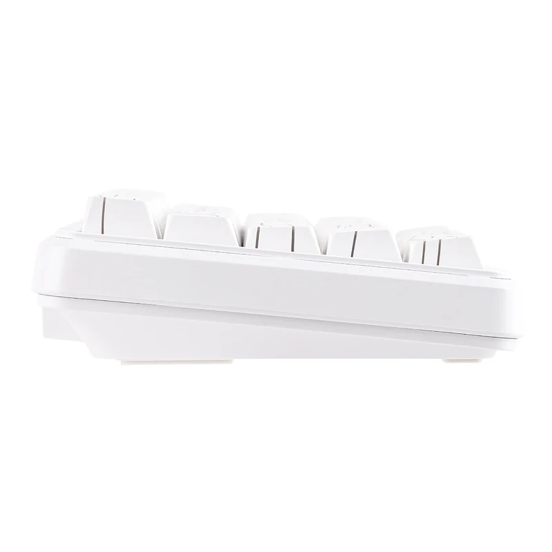 Ajazz AK680 Max RGB Wired 68-Keys Gasket-Mounted Hot Swappable Mechanical Keyboard (Contour White) (Magnetic Grain Hifi Switch)