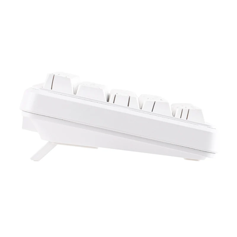 Ajazz AK680 Max RGB Wired 68-Keys Gasket-Mounted Hot Swappable Mechanical Keyboard (Contour White) (Magnetic Grain Hifi Switch)
