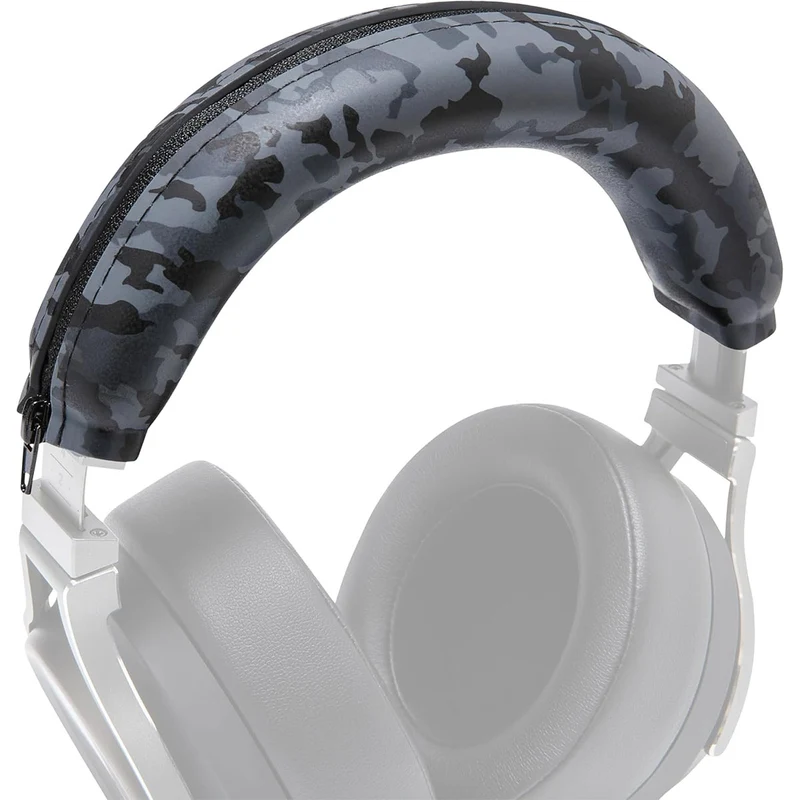 Wicked Cushions Corsair Virtuoso Silicone Headband Cover - WC BandZ Virtuoso V2 (Black, Black Camo, Geo Grey, Gold Marble)