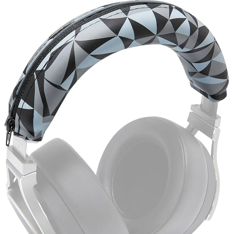Wicked Cushions Corsair Virtuoso Silicone Headband Cover - WC BandZ Virtuoso V2 (Black, Black Camo, Geo Grey, Gold Marble)