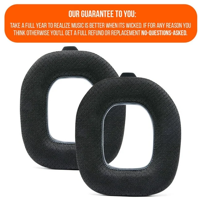 Wicked Cushions Astro A50 Gen 4 / Astro A50 Gen 5 / Astro A50X Earpads - WC FreeZe Cooling Gel (Black, Black Camo, 90s White, 90s Black)