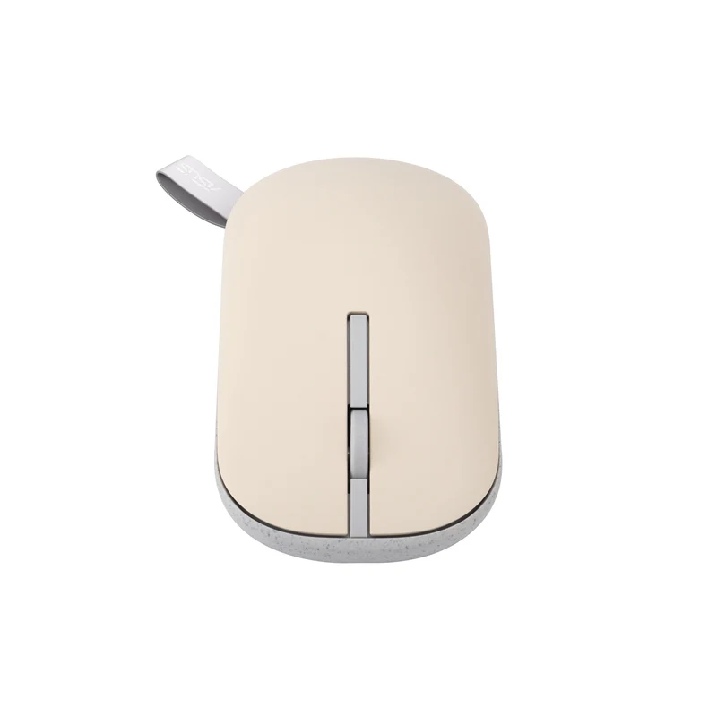 Asus Marshmallow MD100 Portable Wireless Mouse (Oat Milk) + Green Tea Latte Cover