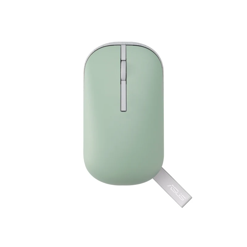 Asus Marshmallow MD100 Portable Wireless Mouse (Oat Milk) + Green Tea Latte Cover