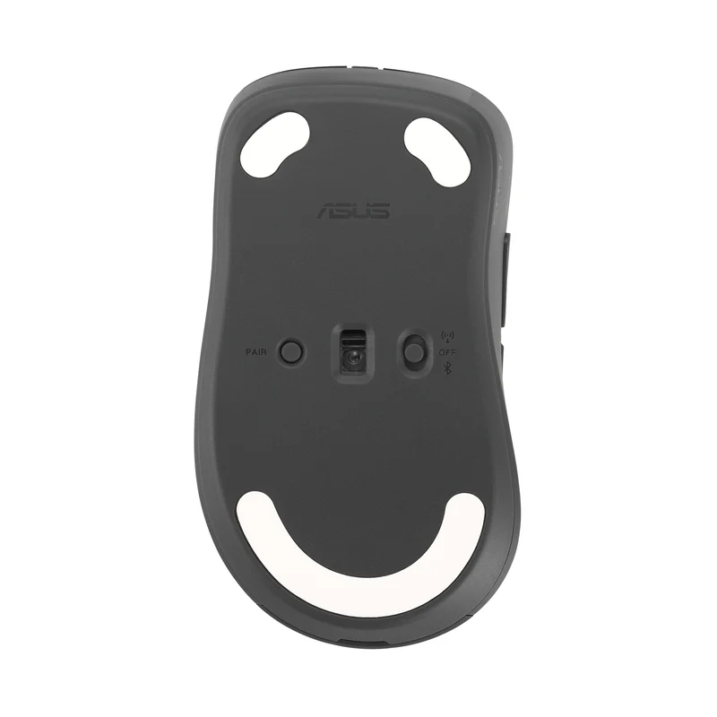 Asus MD102 Wireless Mouse (White, Dark Grey)