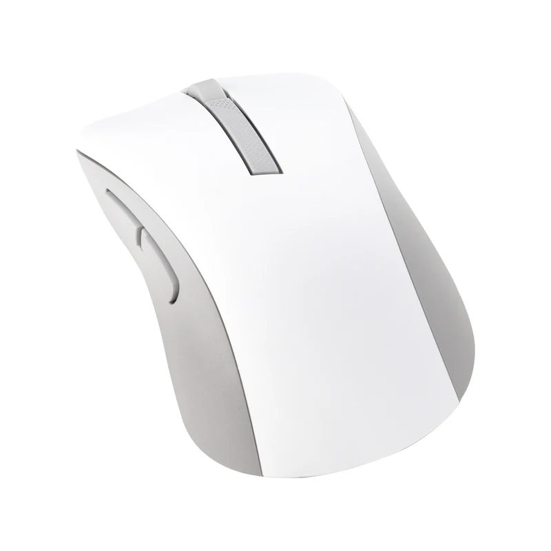 Asus MD102 Wireless Mouse (White, Dark Grey)
