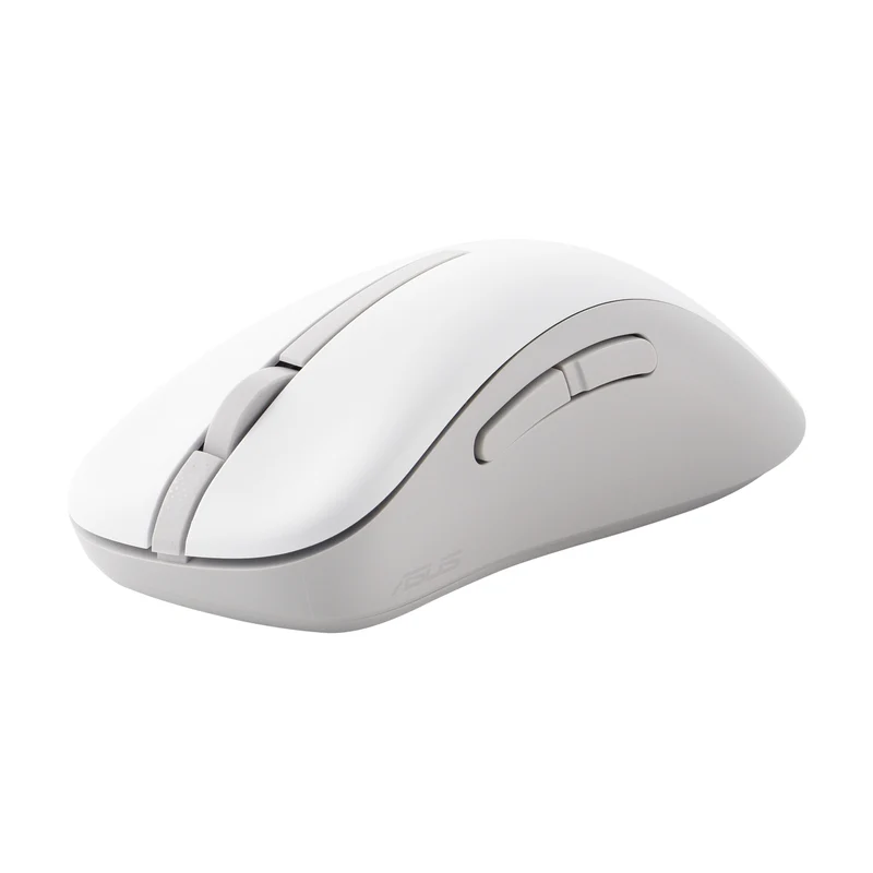 Asus MD102 Wireless Mouse (White, Dark Grey)
