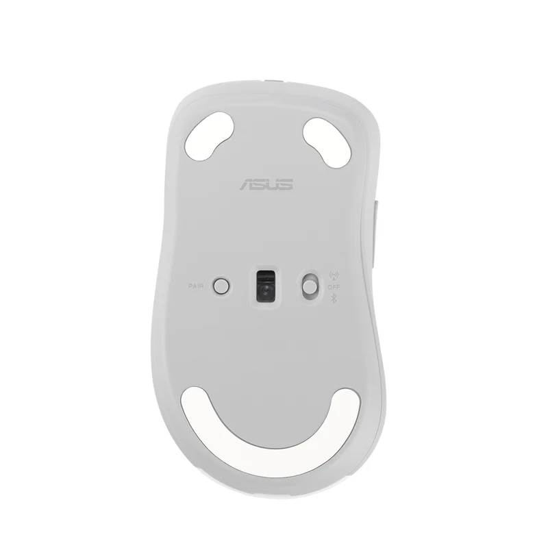 Asus MD102 Wireless Mouse (White, Dark Grey)