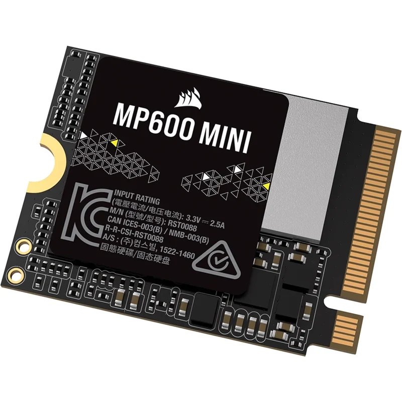 Corsair MP600 Mini 2TB PCIe Gen4 x4 NVMe M.2 2230 SSD (CSSD-F2000GBMP600MNR2)