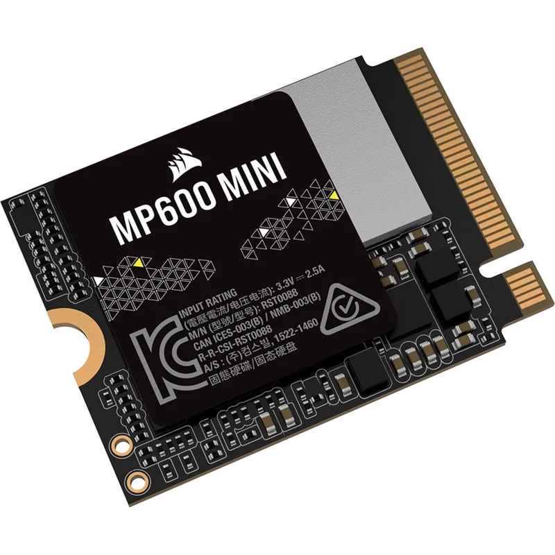 Corsair MP600 Mini 2TB PCIe Gen4 x4 NVMe M.2 2230 SSD (CSSD-F2000GBMP600MNR2)