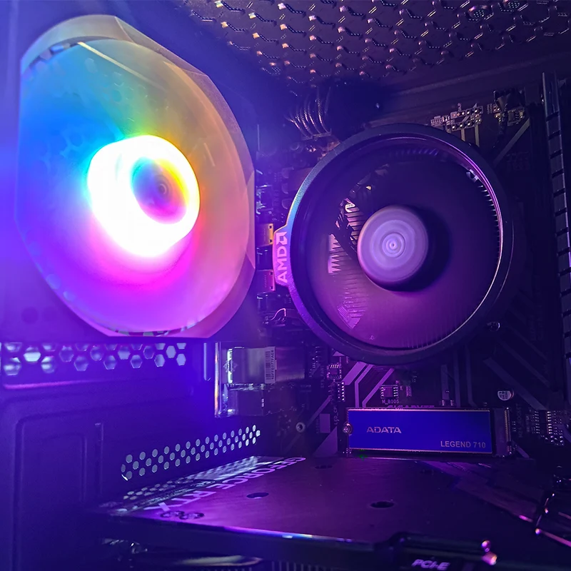 Alpha Cronus Black Desktop Gaming PC | AMD Ryzen 5 5600 | 16GB RAM | 512GB SSD | with WiFi + Bluetooth | GeForce RTX 4060 | Windows 11 Pro