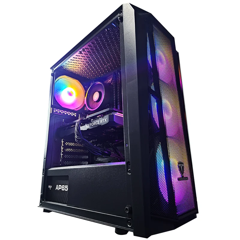 Alpha Cronus Black Desktop Gaming PC | AMD Ryzen 5 5600 | 16GB RAM | 512GB SSD | with WiFi + Bluetooth | GeForce RTX 4060 | Windows 11 Pro