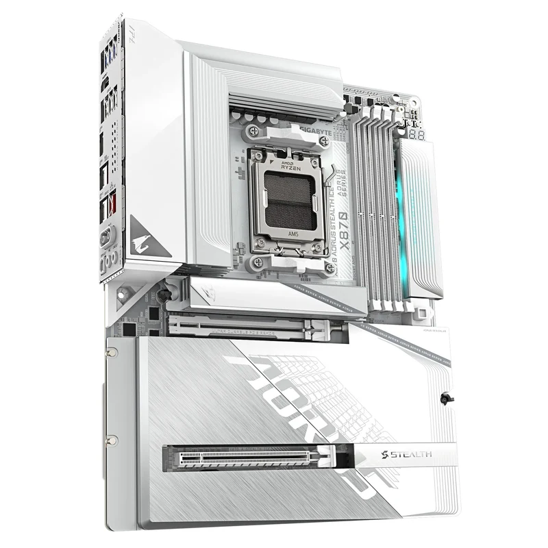Gigabyte X870 Aorus Stealth Ice DDR5 AMD Gaming Motherboard