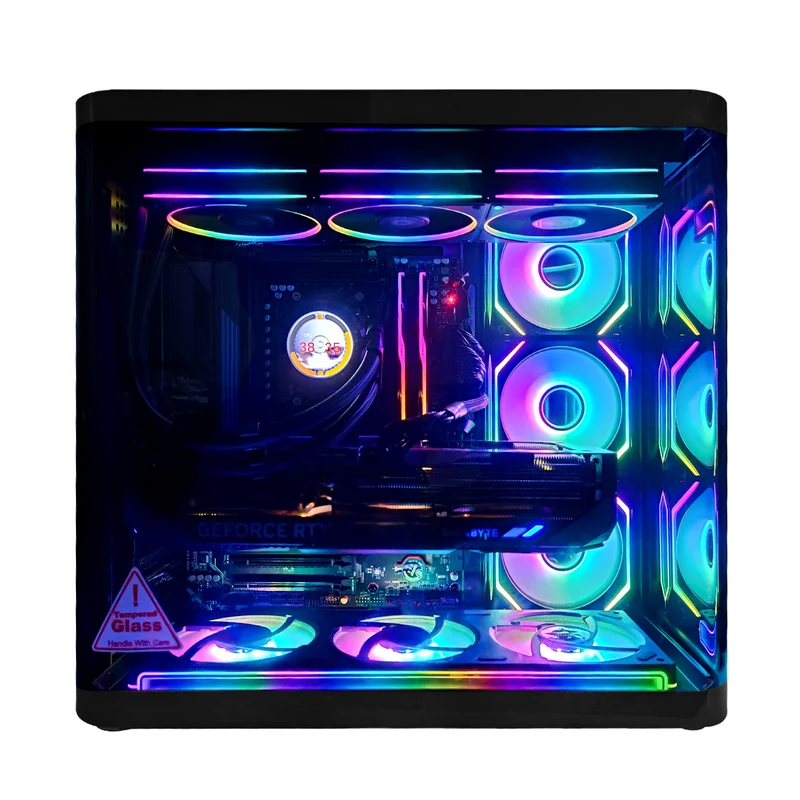 Ultra TK-2 Black Desktop Gaming PC | AMD Ryzen 7 9800X3D | 64GB RAM | 2TB SSD | RTX 5070 Ti OC | Windows 11 Pro