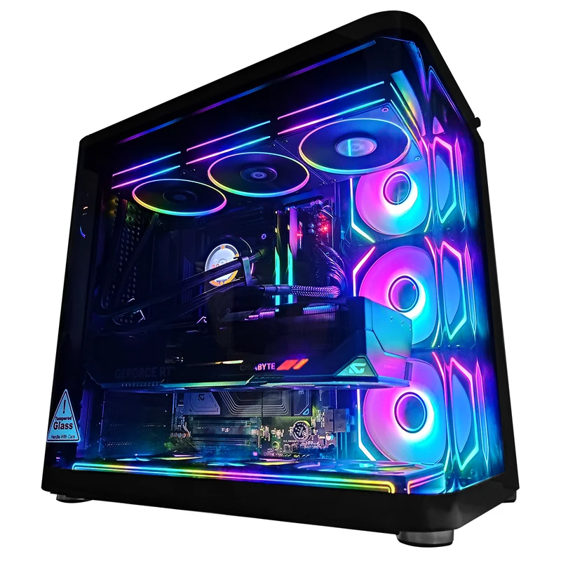 Ultra TK-2 Black Desktop Gaming PC | AMD Ryzen 7 9800X3D | 64GB RAM | 2TB SSD | RTX 5070 Ti OC | Windows 11 Pro