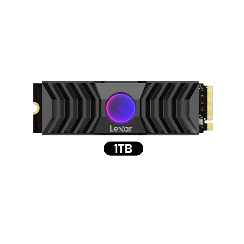 Lexar NM1090 with Heatsink M.2 2280 12000MB/s Read PCIe Gen5x4 NVMe SSD (1TB, 2TB) (LNM1090001T-RNANG, LNM1090002T-RNANG)