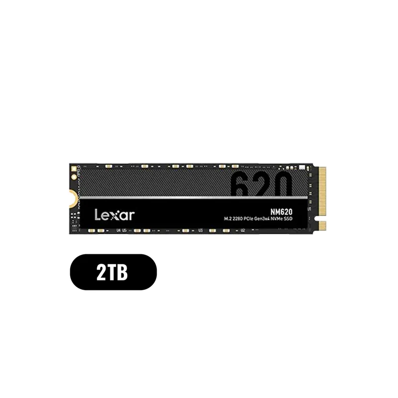Lexar NM620 M.2 2280 3500MB/s Read PCIe Gen3x4 NVMe SSD (256GB, 512GB, 1TB, 2TB) (LNM620X512G-RNNNG, LNM620X001T-RNNNG, LNM620X002T-RNNNG)