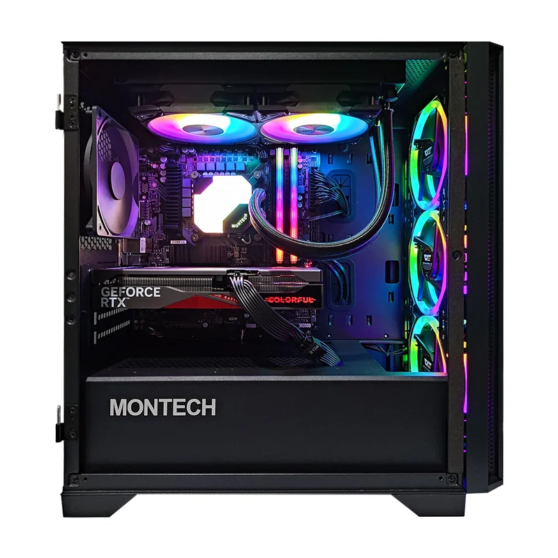 Sigma Air 100 Black Desktop Gaming PC | Intel i5 14400F | 16GB RAM | 1TB SSD | RTX 4060 Ti | Windows 11 Pro