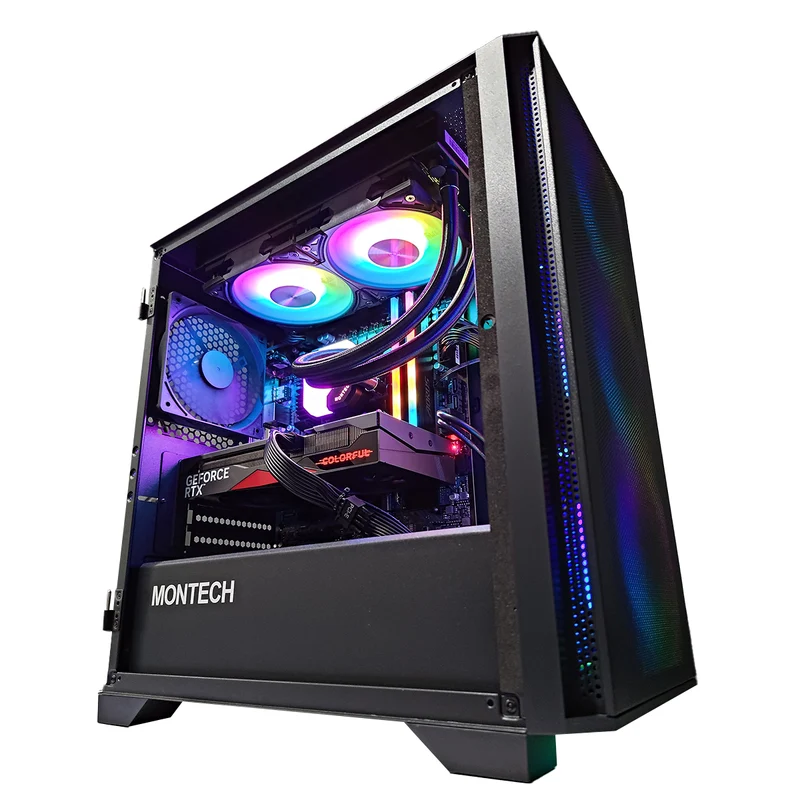 Sigma Air 100 Black Desktop Gaming PC | Intel i5 14400F | 16GB RAM | 1TB SSD | RTX 4060 Ti | Windows 11 Pro