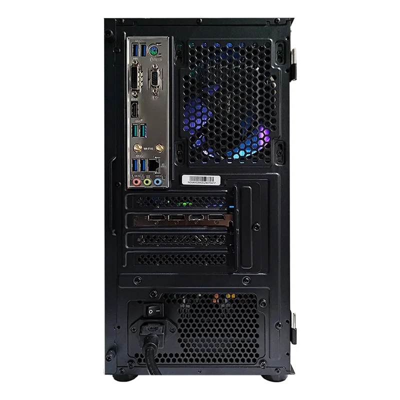 Alpha Nexus Air Black Desktop Gaming PC | AMD Ryzen 5 5500 | 16GB RAM | 512GB SSD | RX 7600 | Windows 11 Pro