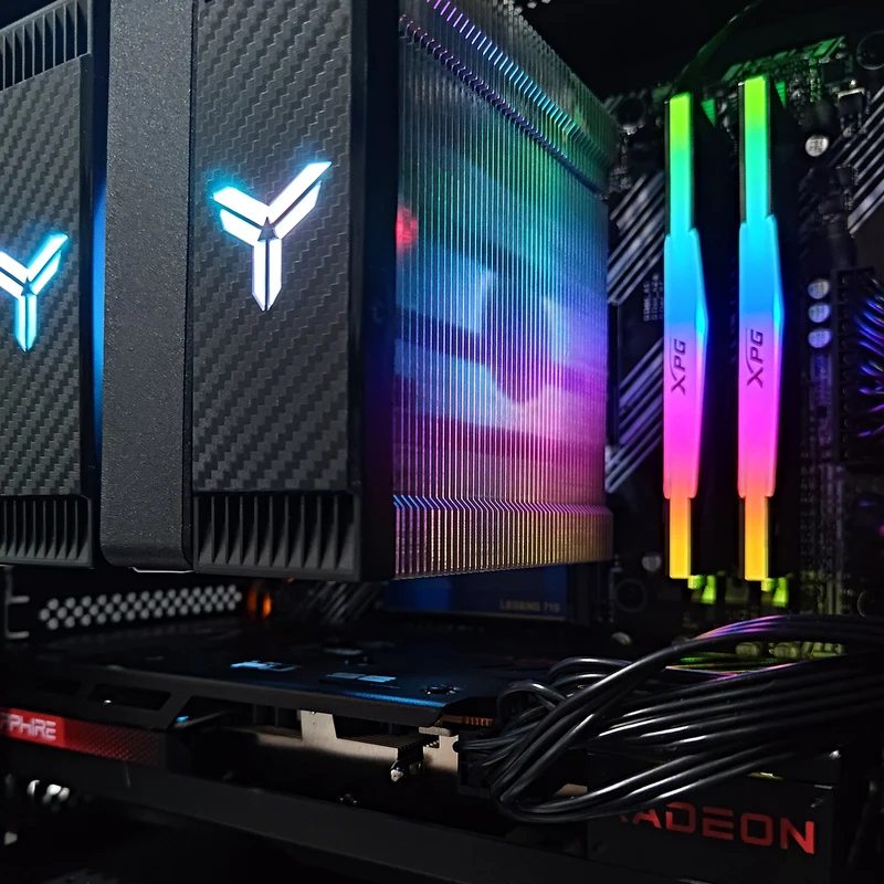 Alpha Nexus Air Black Desktop Gaming PC | AMD Ryzen 5 5500 | 16GB RAM | 512GB SSD | RX 7600 | Windows 11 Pro