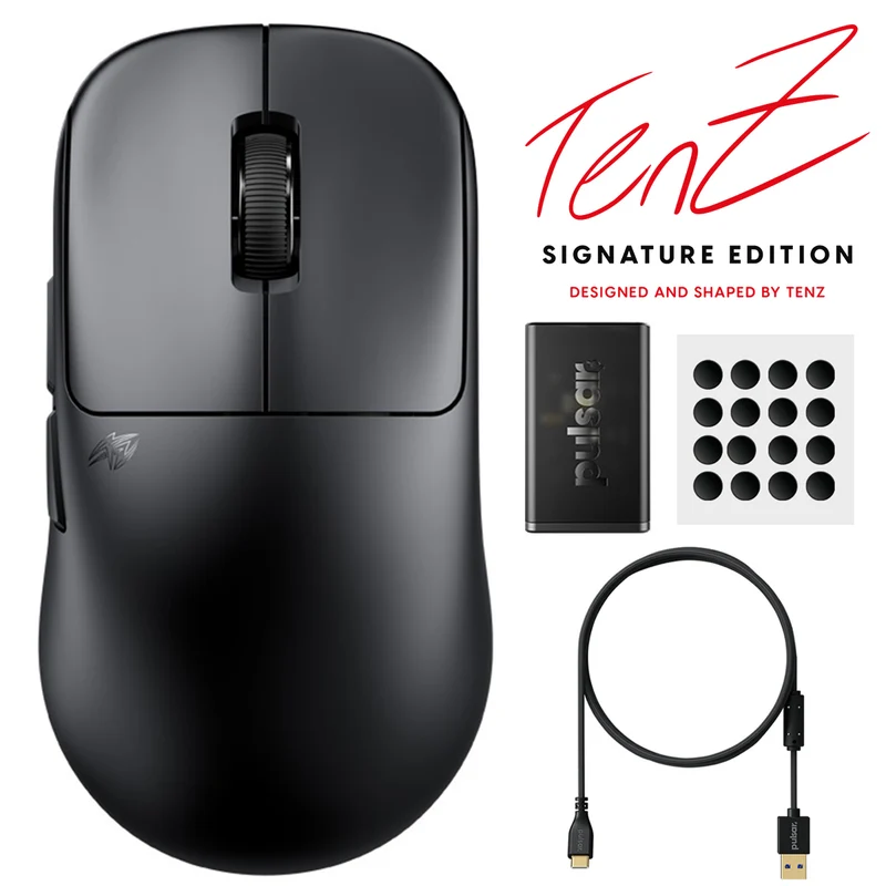 Pulsar TenZ Signature Edition Ultra Light Weight eSports Gaming Mouse (PTZW21)