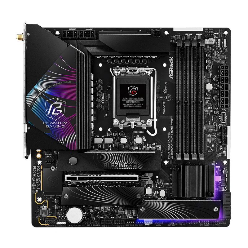 Asrock Phantom Gaming Z890M Riptide Wifi Intel Motherboard