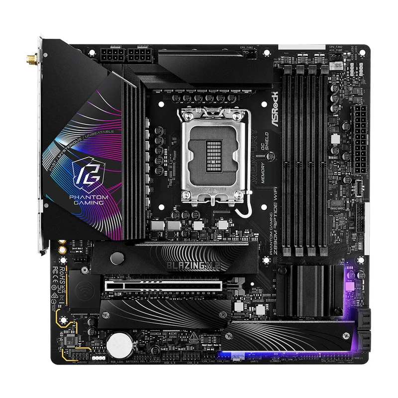 Asrock Phantom Gaming Z890M Riptide Wifi Intel Motherboard