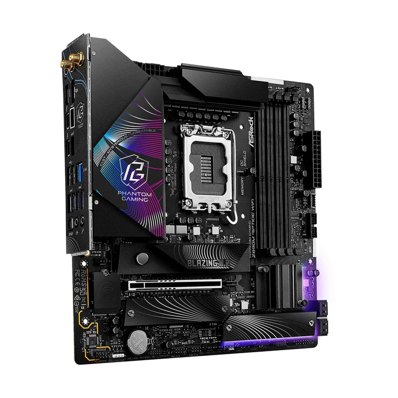 Asrock Phantom Gaming Z890M Riptide Wifi Intel Motherboard