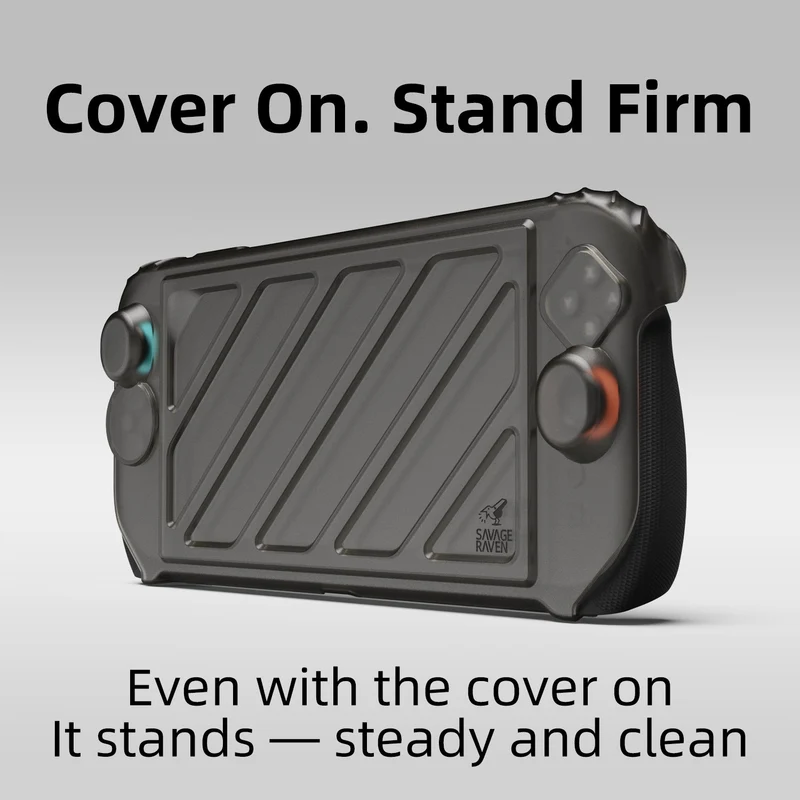 Skull & Co. HardShell Front Cover for Nintendo Switch 2 StandGrip (Smoky Black, Neon Orange, Neon Blue, Light Purple, Zelda Yellow, Mario Blue)