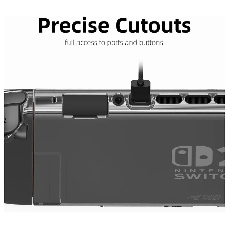 Skull & Co. Split Case for Nintendo Switch 2 (Crystal Clear) (NS2SPT-CL)