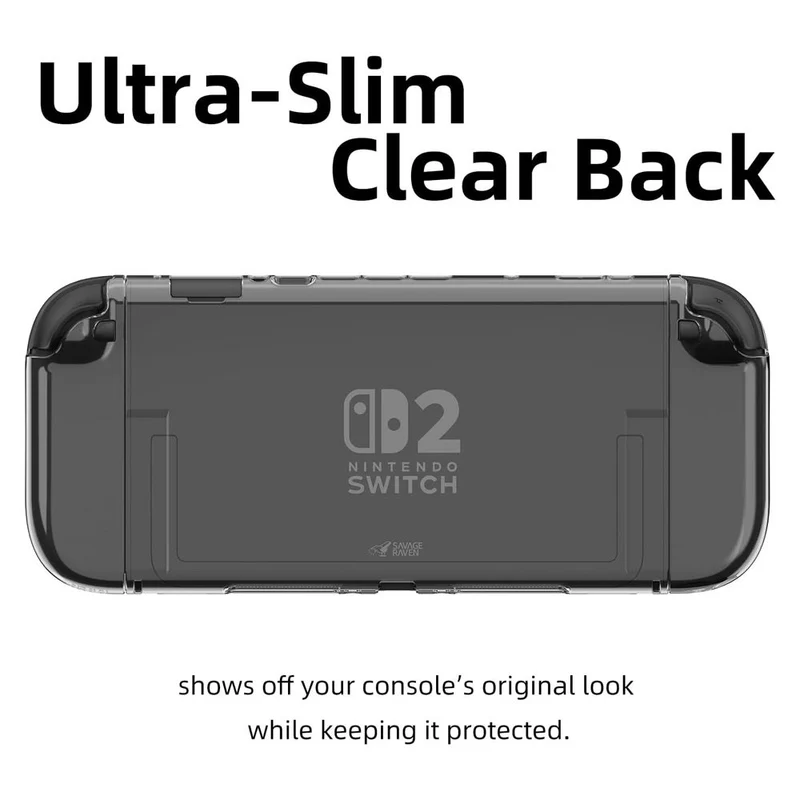 Skull & Co. Split Case for Nintendo Switch 2 (Crystal Clear) (NS2SPT-CL)