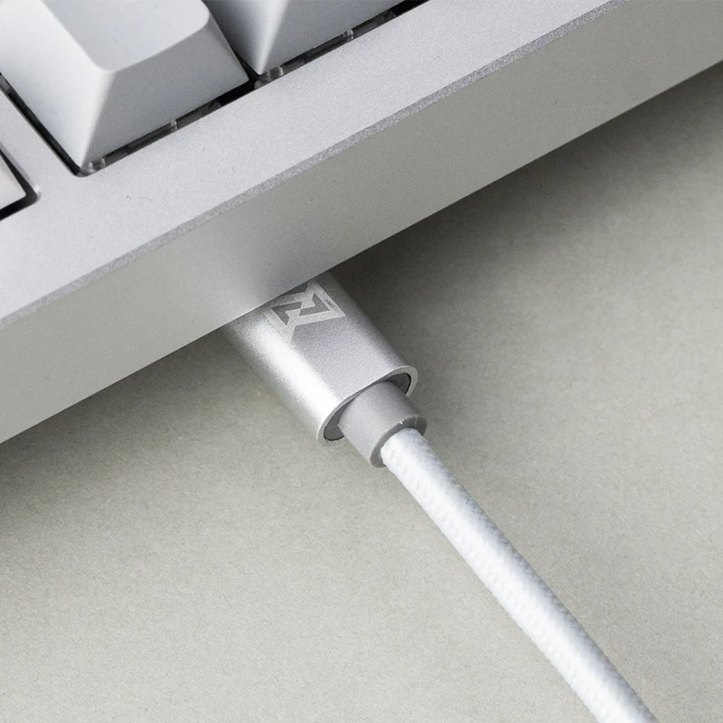 Keychron Lemokey P1 QMK/VIA Fully Assembled with Knob (Pro Version) RGB Backlight Hot-Swappable 75% Custom Gaming Keyboard - Space Silver (Super Banana Switch) (P1P-X4)