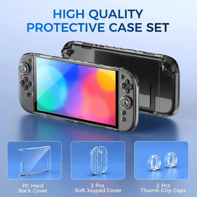 IINE PC Protective Case Set for Nintendo Switch 2 (Transparent) (L1095)